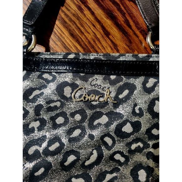 Vintage/Rare Cheetah Print Coach Purse - Picture 2 of 7